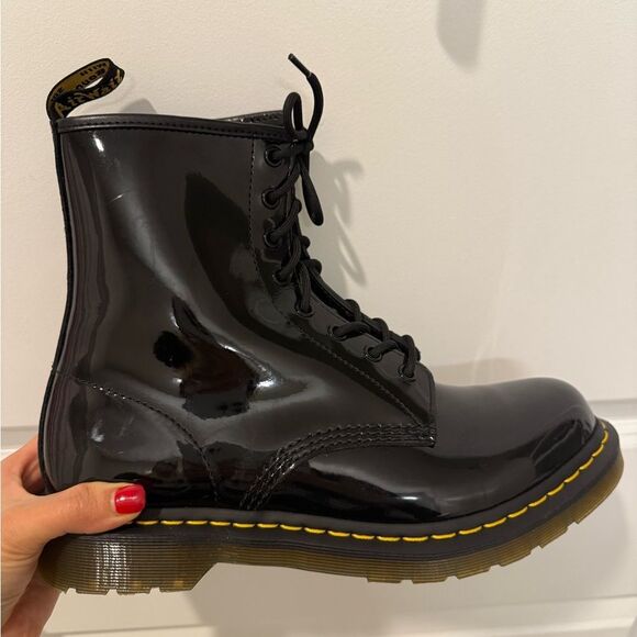 DR. MARTENS 1460 WOMEN'S PATENT LEATHER BOOTS, NO BOX, 11821, Size 11, $170 - Picture 13 of 13